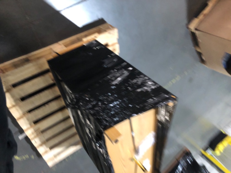 Photo 1 of (truck/trailer pick up only)
DWVO Buffet Cabinet Rattan - Storage Cabinet with 6 Wood Storage Closet Dressers Chest - Coffee Bar Cabinet with Drawer-Accent Cabinet with Golden Handles for Living Room/Dining Room/Entryway-Natural