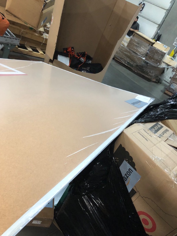 Photo 1 of (corner bent)
000000000000000000000000000...............................................0......................................................VIZ-PRO Large Cork Bulletin Board, 72 X 48 Inches, Wall-Mounted Corkboard with Silver Aluminium Frame for School