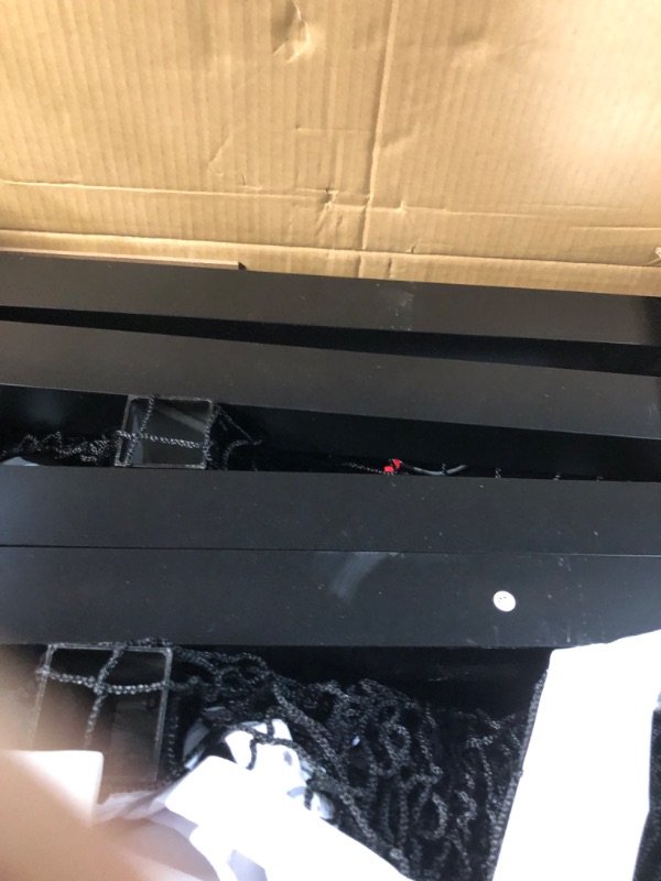 Photo 1 of (used)(minor damage) MOXOW Semi-Permanent Pickleball Net for Tournament Play, Heavy-Duty Net with Premium Crank Tension System