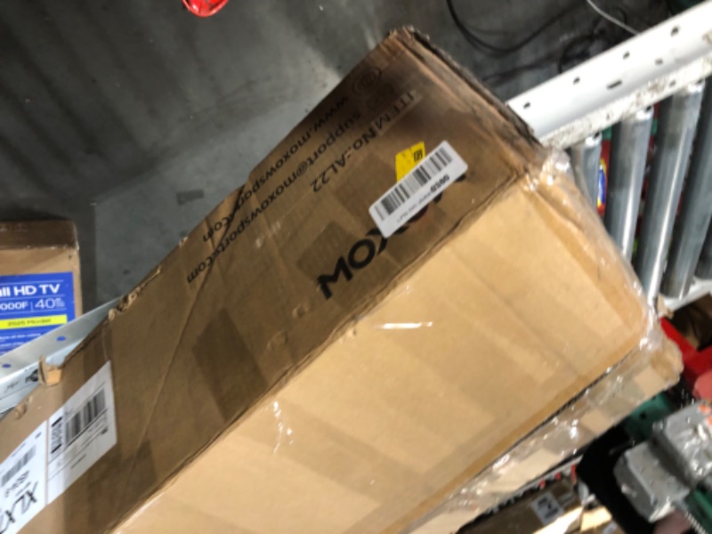 Photo 1 of (used)(minor damage) MOXOW Semi-Permanent Pickleball Net for Tournament Play, Heavy-Duty Net with Premium Crank Tension System