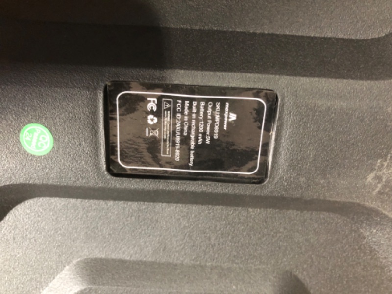 Photo 1 of (just speaker) ***STOCK PHOTO FOR REFERENCE ONLY***
max power  400W Rechargeable Outdoor Bluetooth Speaker Portable PA System w/ 8” Subwoofer 1” Tweeter, Recording Function, Mic In, Party Lights USB/SD, Radio - Pyle PPHP842B, BLACK