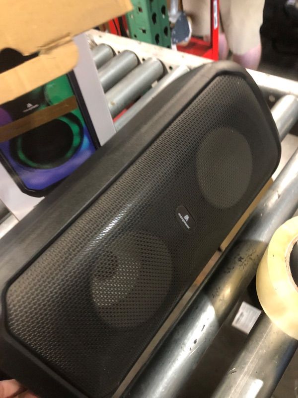 Photo 1 of ***(PARTS ONLY/ NON FUNCTIONAL)***Maxpower MPD1223 12" Bluetooth-Compatible Speaker w/Mic, Remote, and Stand