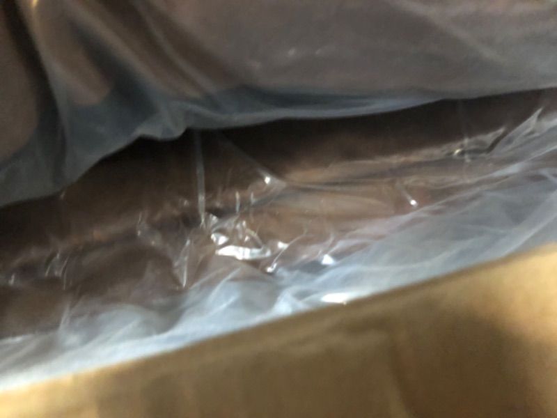 Photo 1 of *****************MISSING PARTS******************
GarveeHome Recliner Chair, 360° Swivel Rocker Glider Nursery Chair with Padded Armrest and Deep Seat, PU Leather Upholstered Reclining Sofa Chair for Living Room, Bedroom and Nursery (Orange)