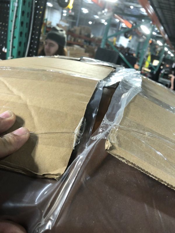 Photo 1 of *****************MISSING PARTS******************
GarveeHome Recliner Chair, 360° Swivel Rocker Glider Nursery Chair with Padded Armrest and Deep Seat, PU Leather Upholstered Reclining Sofa Chair for Living Room, Bedroom and Nursery (Orange)