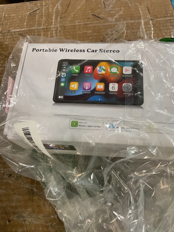 Photo 1 of ?Hieha? 2025 Wireless Portable Carplay and Android Auto, Carplay Screen for Car with Mirror Link/AUX/FM,7" Touchscreen Bluetooth 5.0, Marine Stereos for All Vehicles