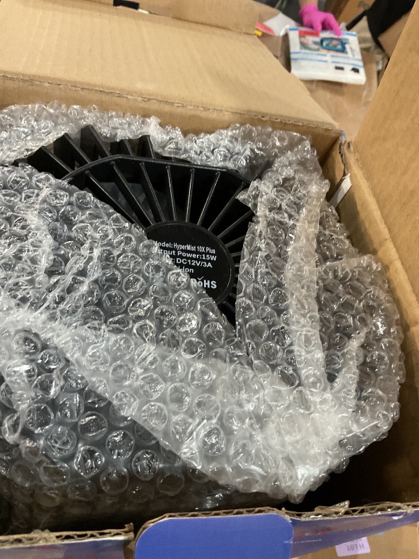 Photo 1 of ***PARTS ONLY**Misting Fan Portable Camping Fan 42800mAh Battery Powered with Remote Control, RGB Ambient Light with 2L Bucket, Battery Indicator, 120° Auto Oscillating, Timing Function, Grip Handle