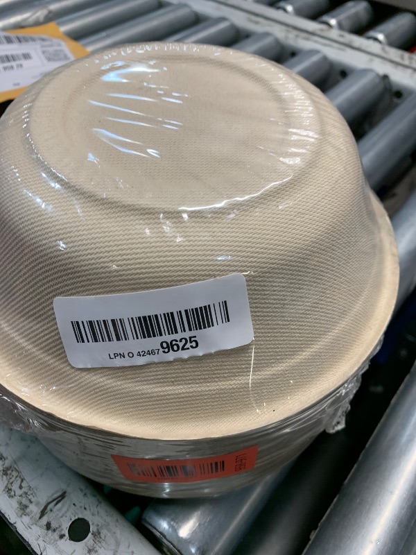 Photo 1 of [50 COUNT]Harvest Pack PFAS FREE 32oz Round Paper Bowls, Compostable Heavy-Duty Eco-Friendly Disposable Bagasse Large Soup Bowls, sugarcane made for Meal Prep Takeout Dinnerware, Microwave Safe