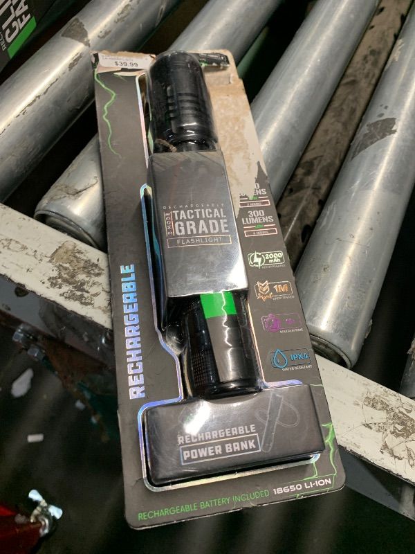 Photo 1 of ***(ONLY 1)***Promier Products LA-1000RFL-6/12 Tactical Flashlight, USB Rechargeable, 1000 Lumens - Quantity 1