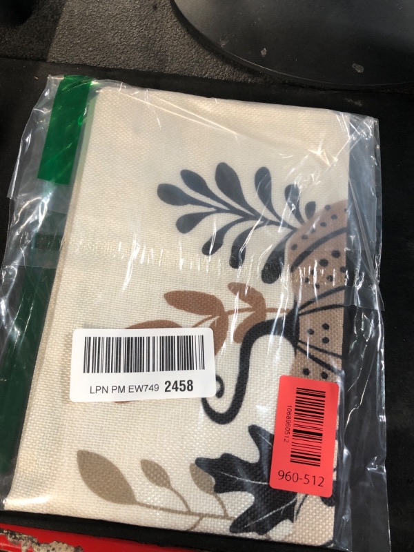 Photo 1 of ***(HEAVILY USED/ MINOR DAMAGE)***AVOIN colorlife Fall Pumpkin Polka Dot Leaves Pillow Cover, 12 x 20 Inch Seasonal Thanksgiving Harvest Cushion Case Decoration for Sofa Couch