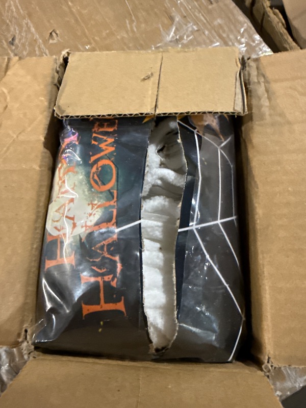 Photo 1 of [ Prelit & Avoid Tangled Mess ] 5 Ft Orange Purple Halloween Spider Web Lights Decorations Timer 56 LED Battery Operated Waterproof Round Net Lights Halloween Decor Home Party Yard Indoor Outdoor