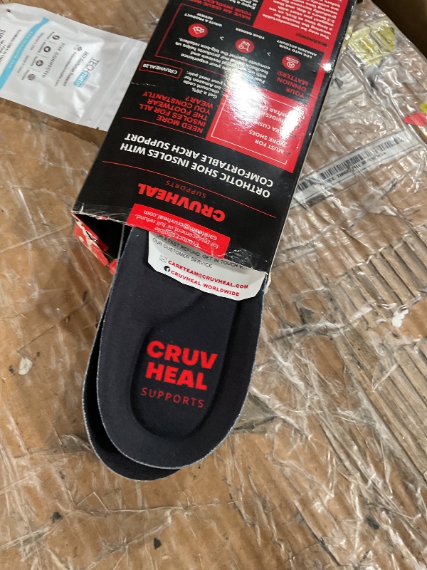 Photo 1 of (New) Work Orthotic Insoles - Anti Fatigue Medium Arch Support Shoe Insert Men Women - Plantar Fasciitis Flat Feet - Relieve Foot Pain - Work Boot Insoles Standing All Day (S, Gray)