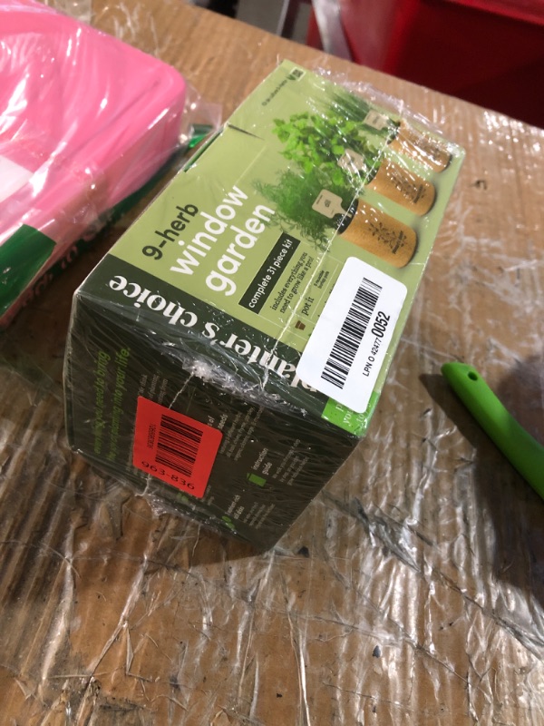 Photo 1 of ***LIKE NEW/OPEN BOX***
Planters' Choice 9 Herb Indoor Window Garden Kit - House Plants Seeds - Best Unique Gift Ideas for Women, Mom, Friend, Her, Birthday, Housewarming, Mother - New Home Kitchen Gifts - Live Plant Starter