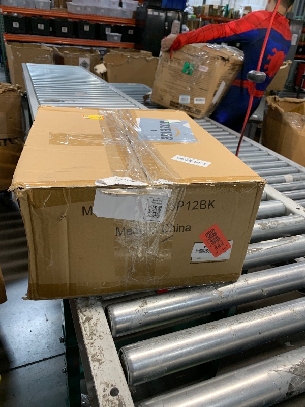 Photo 1 of ****photo stock for reference**** 9MMML 12 Lights Black Wagon Wheel Chandelier, Industrial Farmhouse Globe Kitchen Island Pendant Light, Globe Dining Room Lights Fixtures for Foyer Entryway Living Room. E26, Height Adjustable,31.5".