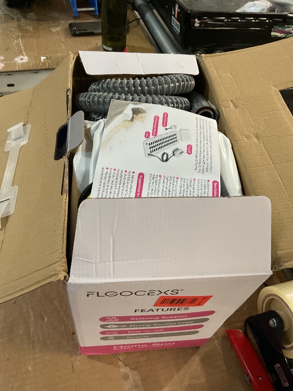 Photo 1 of (item sold for parts) Portable Spa Bubble Bath Massager,Full Body Waterproof Spa Mat for Bathtub, 6-Speed Bubbles