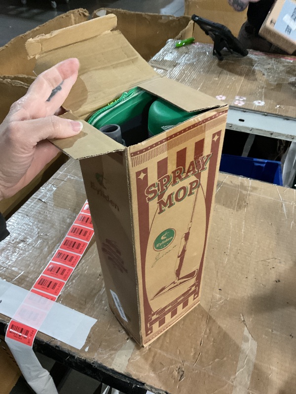 Photo 1 of (used) (damage) Eyliden Floor Spray Mop with Bio-Enzyme Cleaner Kit | Multi-Surface Cleaner Concentrate, Refillable Mops Safe for All Home
