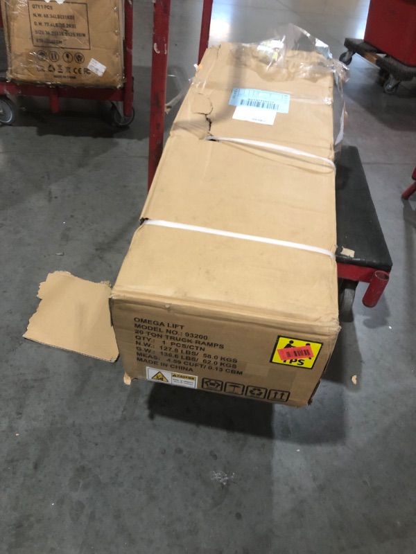 Photo 1 of *****ONLY 1 RAMP*****
Omega 93200 Black Truck Ramp - 20 Ton Capacity