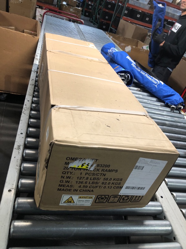 Photo 1 of (missing one) Omega 93200 Black Truck Ramp - 20 Ton Capacity