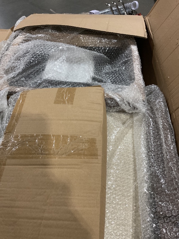 Photo 1 of **************ONE OF THE CHAIRS IS BROKEN****************
Christopher Knight Home Falcon Fabric Upholstered Dining Chairs Set of 2, Modern Wooden Dining Armchair, Curved Backrest Kitchen Side Chair, Living Room Accent Chair for Extra Seat, Light Ash+Beige