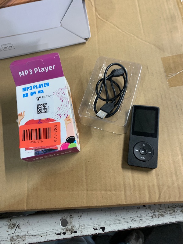 Photo 1 of ***MISSING PARTS***
MP3 Player with Bluetooth 5.2 HiFi Sound, with Built-in Speaker/FM Radio/Voice Recorder/E-Book, Lossless Sound Multifunctional Mini Design Ideal for Sport Running (Earphones Included)