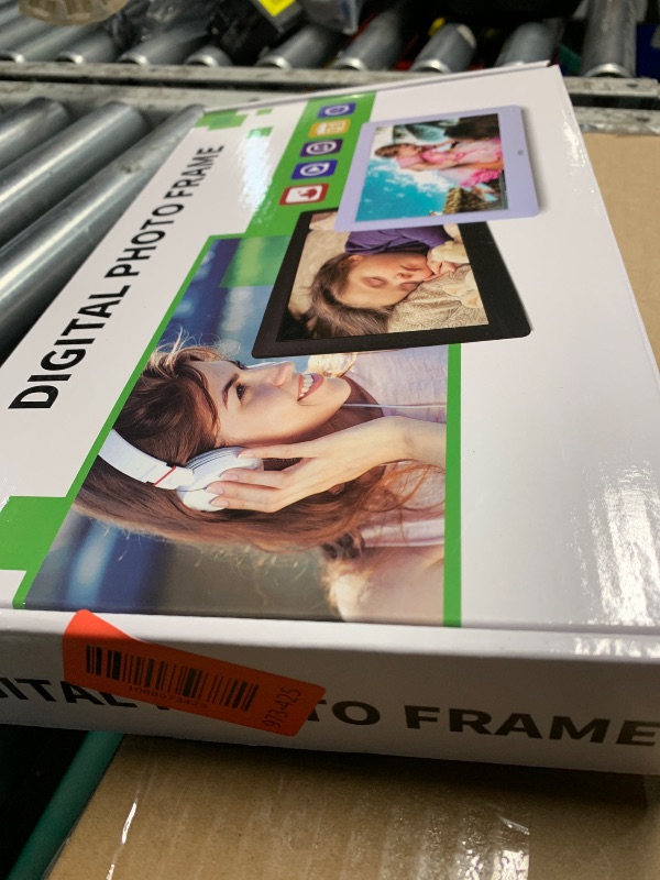 Photo 1 of 10 Inch Digital Picture Frame,Digital Photo Frames IPS HD Screen with Remote Control,Support Video and Music,Slideshow,4 Windows Display,Wall Mountable