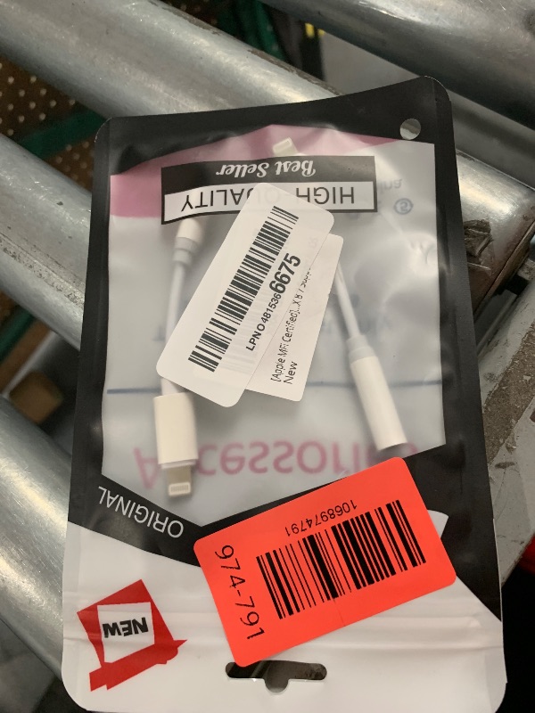 Photo 1 of [Apple MFi Certified]2 Pack iPhone Headphone Adapter,Lightning to 3.5 mm Headphone/Earphones Dongle Jack Adapter Audio Aux Cable Converter Compatible with iPhone14 13 12 11 XS XR X 8 7 Support All iOS