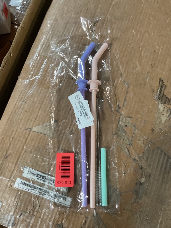 Photo 1 of * only comes with two straws *
Jetstop Press in Straw compatible with HydroFlask Tumbler - Silicone Straw Tips & Replacement Straws for Hydro Flask 20-40oz (, Multi-color)