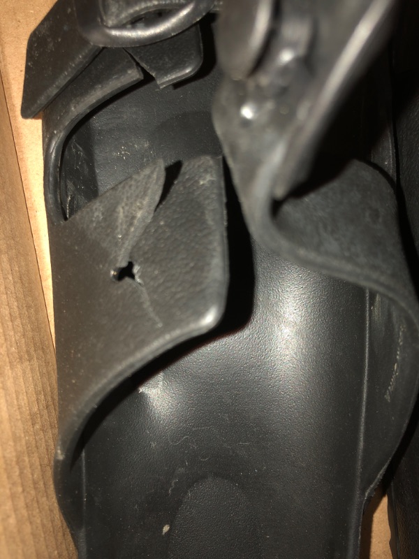 Photo 1 of ***BROKEN STRAP***
KIDMI Women's Comfortable EVA Sandals with Medium Arch Support, Adjustable Buckle Summer Beach Slide Sandal, Black EU 40