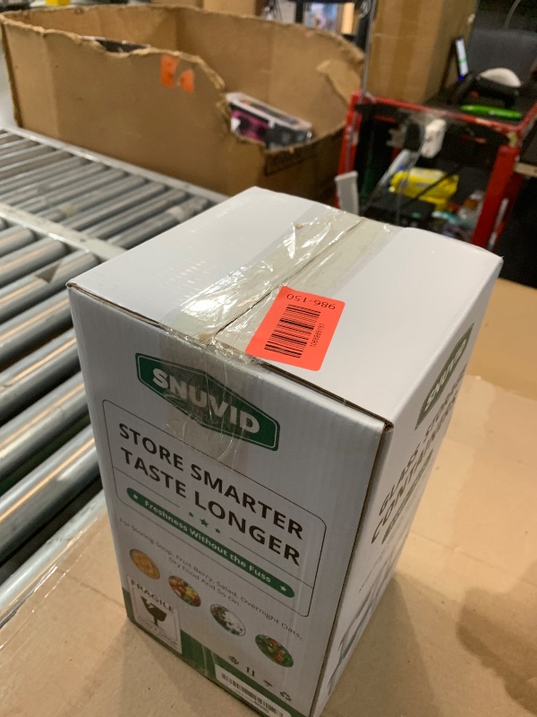 Photo 1 of [UPGRADED LID] 4 Sets 3 Cup Glass Meal Prep Containers with Lids, Food Storage Bowl Jars for Leftover Lunch Meal Oats Salad Soup Fruit Snack Yogurt - Microwave, Oven, Freezer Safe, BPA Free, Airtight