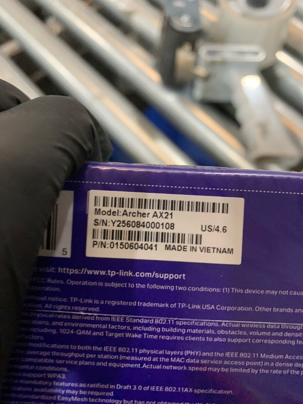 Photo 1 of ***FACTORY SEALED***
TP-Link AX1800 WiFi 6 Router V4 (Archer AX21) – Dual Band Wireless Internet, Gigabit, Easy Mesh, Works with Alexa - A Certified for Humans Device, Free Expert Support