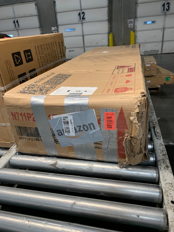 Photo 1 of ***Missing countertop****Ball & Cast 51" Farmhouse 4-Doors Storage Sideboard Buffet Cabinet w/Adjustable Shelves & Retro Handle, Wooden Coffee Accent Cabinet Console Table for Entryway Kitchen Dining Living, Navy Blue