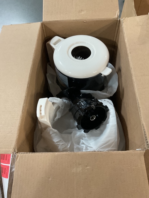 Photo 1 of ***(PARTS ONLY/ NON FUNCTIONAL)***SUSTEAS Cold Press Juicer, 5.3" Feed Chute Slow Masticating Machines with 300W, Fit Whole Fruits & Vegetables, Easy to Clean, High Juice Yield, White