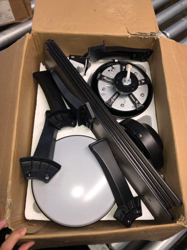Photo 1 of ***NON FUNCTIONAL***(FOR PARTS ONLY)
ZMISHIBO 52 Inch Ceiling Fan with Light, App&Remote Control, Flush Mount Low Profile, Dimmable 20W LED Light, Quiet Reversible Motor for Bedroom, Living Room, Apartment, Black