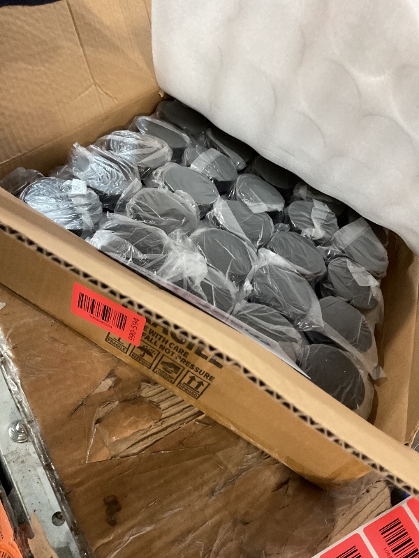 Photo 1 of ***LIKE NEW/OPEN BOX***
KEYWING 2oz Small Glass Jars with Black Lids, 35 Pack Blue Round Glass Cosmetic Jars with Inner Liners for Cream, Lotions, Powders and Ointments