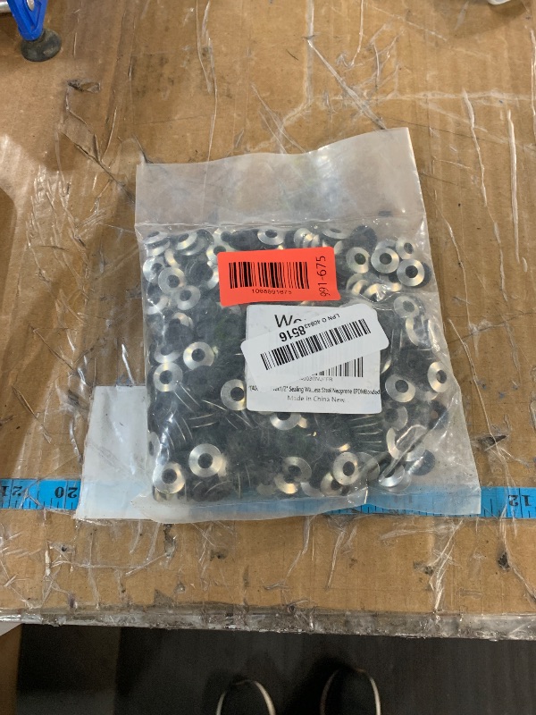 Photo 1 of (400 pcs) #10x1/2 Sealing Washers 304 Stainless Steel Neoprene EPDM Bonded