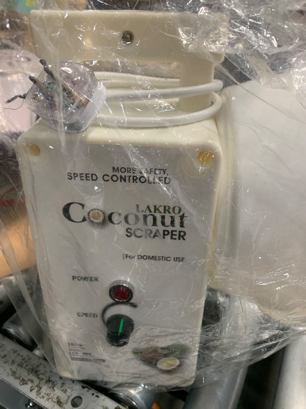 Photo 1 of (used)(see images) Lakro® Domestic Electric Coconut Scraper (110v) Model LCS-009