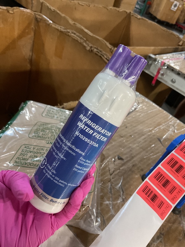 Photo 1 of
WSKFDTI W10295370A Water Filter Replacement, Compatible with EDR1RXD1, Filter 1, WHR1RXD1, W10295370, KAD1RXD1, P8RFWB2L, P8WB2L, P4RFWB, P5WB2L, 46-9081, 46-9930 (3 Pack)