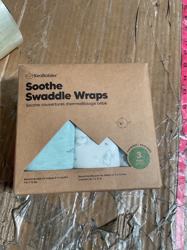 Photo 1 of * stock photo for reference *
3-Pack Organic Baby Swaddle Sleep Sacks - Swaddles for Newborns, Infant 0-3 Months, Baby Girls, Boys, Soft & Snug Newborn Sleep Sack, Nursery Swaddling Blankets (Bunnies)