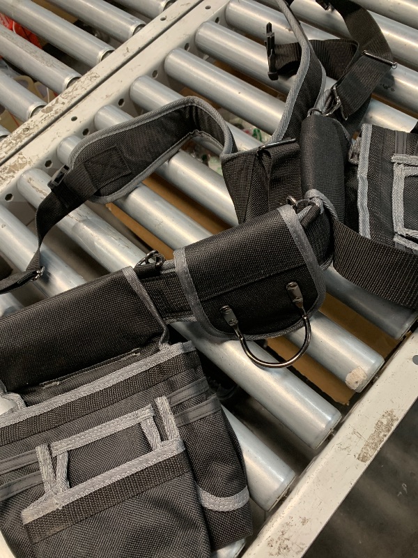 Photo 1 of (used)(see images) Tool Belt, Tool Belts for Men, 32 to 66 Inches Adjustable Waist, Electrician and Carpenter Tool Belt