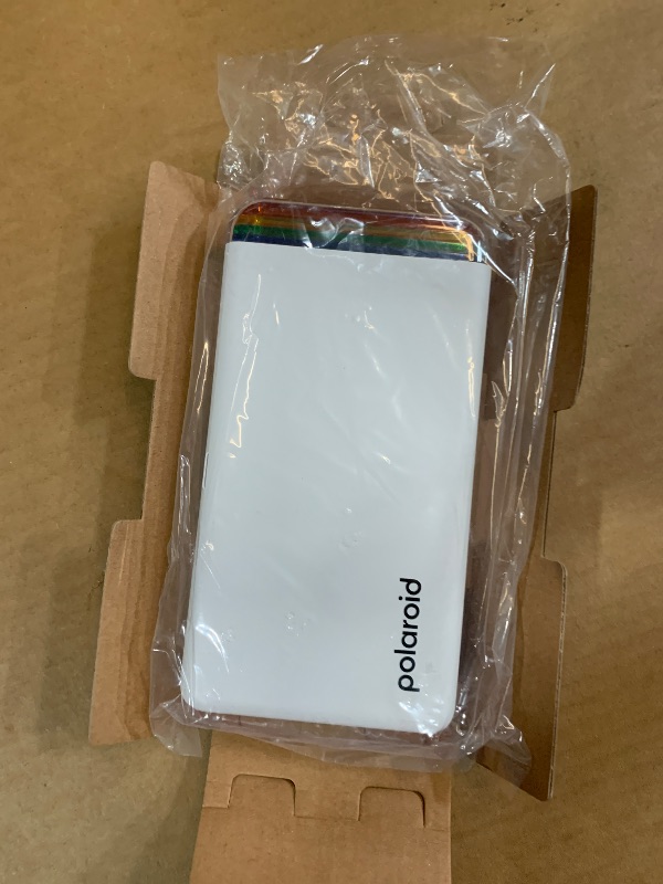 Photo 1 of **SEE NOTES** Polaroid Hi-Print - 2nd Generation Bluetooth Connected 2x3 Pocket Photo Dye-Sub Printer - White Printer Only (9128)