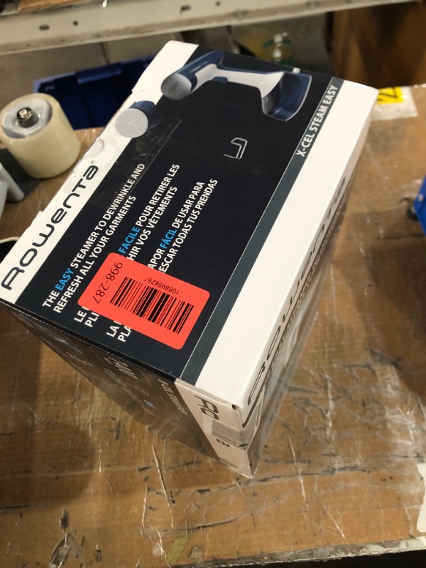 Photo 1 of (missing pieces) Rowenta, Steamer for Clothes, X-Cel Easy Steam Handheld Steamer, 15 Second Heatup, 5 Ounce Capacity, 1400 Watts, Portable