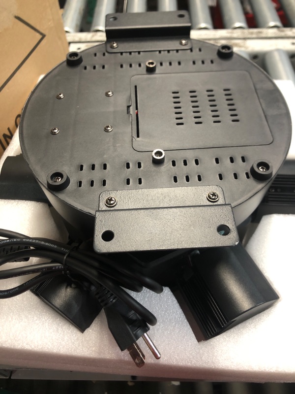 Photo 1 of (missing remote) Moving Head DJ Lights, Olaalite 150W LED Stage Light 4-in-1 RGBW with 6 Arms Beam, Bee-Eyes Effect, Red Green Starry, White