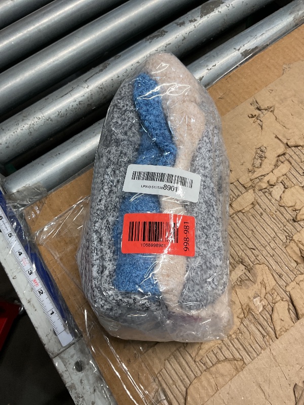 View 2 of ***MISSING ONE PAIR***HUGSWEET 6 Pairs Thick Fuzzy Socks with Grip Cozy Non Slip Hospital Socks Home Fluffy Warm Slipper Socks Gifts for Women