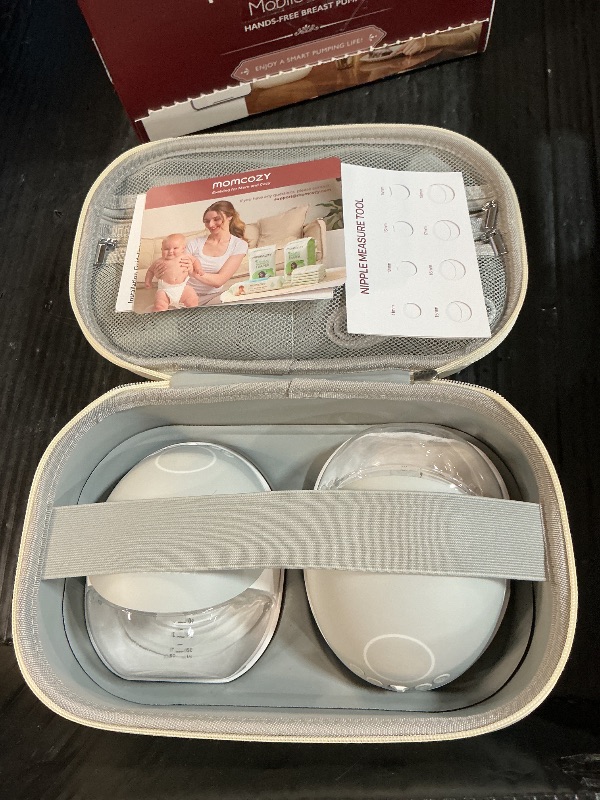 View 5 of ***MISSING PARTS***
Momcozy Breast Pump Hands Free Upgraded Mobile Flow | M9, App Discreet Control with Personalized Multi-Modes & 15 Levels, Wearable Breast Pump 24mm, 2 Pack Gray