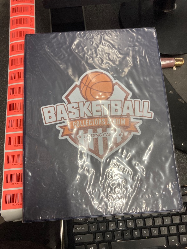 Photo 1 of 1 Dark Blue 9-Pocket Card Album - 20-Page 360-Card Capacity, Side-Loading Portable Card Binder for Sports Trading Cards (Baseball, Basketball, Football), Secure Snap Closure