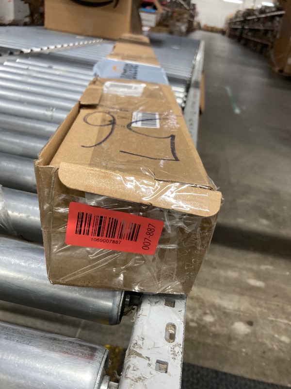 Photo 1 of 1 Inch Curtain Rods 72 to 144 Inches (6 to 12 ft) Telescoping Single Drapery Rod, USFOOK Heavy Duty Curtain Rods for Windows with Silver Decorative Translucent Finials