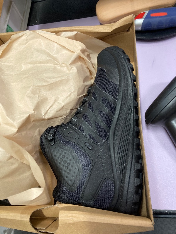 Photo 1 of Merrell Men's Nova 3 Tactical Mid Waterproof Military and Tactical Boot, Black/Charcoal, 3.5