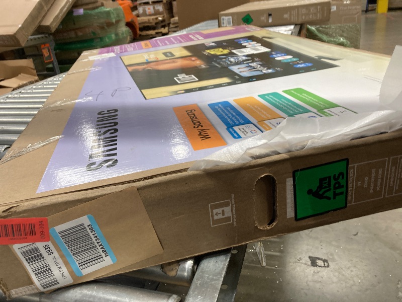 Photo 1 of ***BROKEN***Samsung 55-Inch Class Crystal UHD U8000F 4K Smart TV (2025 Model) Endless Free Content, Crystal Processor 4K, MetalStream Design, Knox Security, Compatible with Alexa
