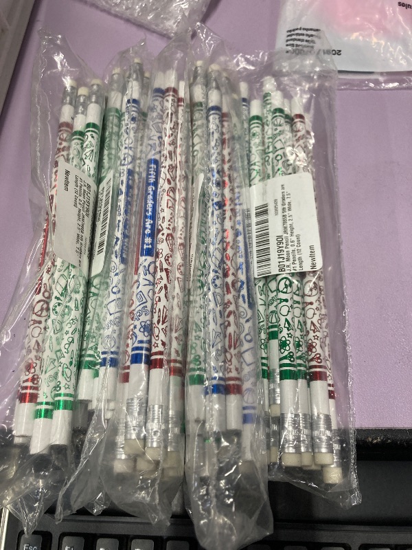 Photo 1 of **5 PAK **J.R. Moon Pencil JRM7865B 5th Graders are #1 Pencils, 0.6" Height, 2.5" Wide, 7.5" Length (12 Count)