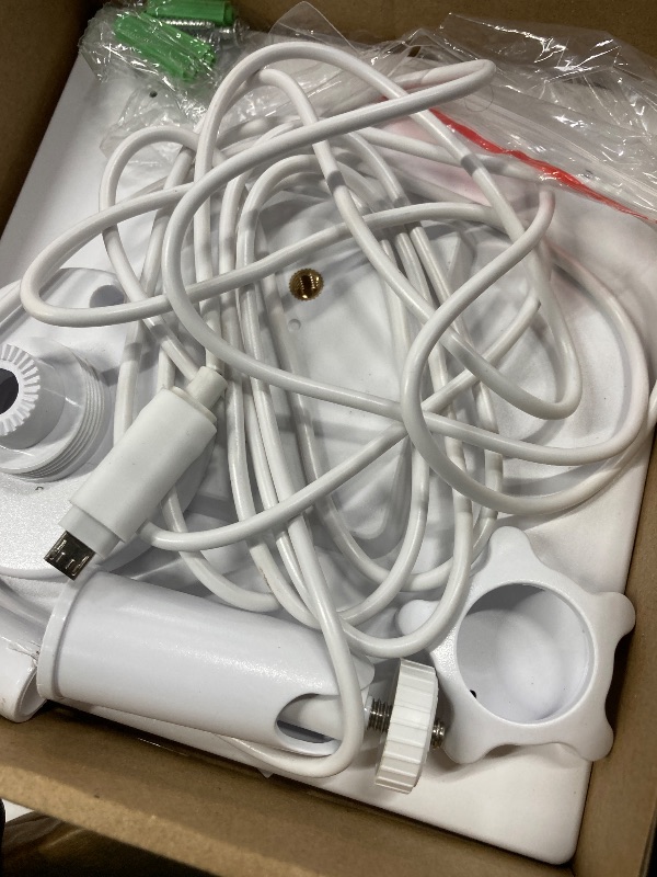 Photo 1 of 5W Solar Panel for Security Camera Outdoor, 5V USB Solar Panel Charger Compatible with Rechargeable Battery Powered Cam, IP65 Waterproof, 9.8ft Cable, 360° Adjustable Bracket