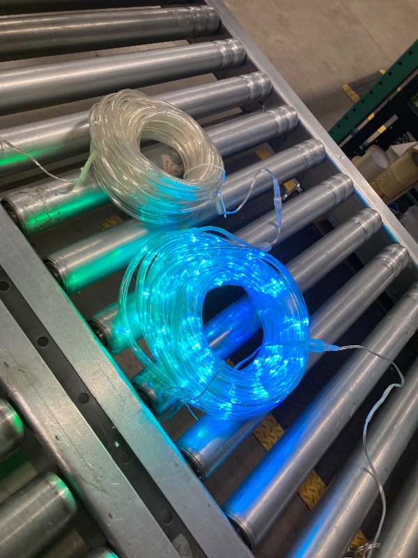 Photo 1 of **ONLY HALF LIGHTS WORK/BAD CONNECTORS***Minetom Color Changing Rope Lights Outdoor - Connectable 66ft 200 LED Outdoor String Lights with Remote, 18 Colors, Christmas Light for Bedroom Outside Patio Holiday Decoration